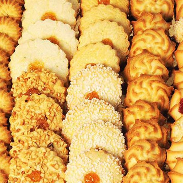 Dolci pasticcini biscotti artigianali della pasticceria sita a Pavia senza biologico